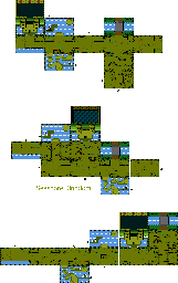 Thumbnail for a map of Seashore Kingdom for the Atari 5200 game Adventure II.