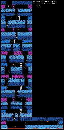 Thumbnail for a map of Level 7 for the Atari 5200 game H.E.R.O..