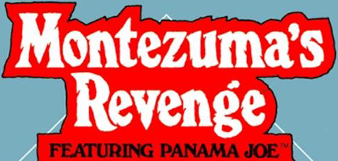Title screen for the Atari-5200 game Montezuma's Revenge.