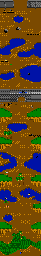 Thumbnail for a map of Second Duty: Area 1 for the Atari 7800 game Commando.