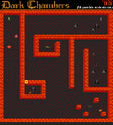 Thumbnail for a map of Level QA for the Atari 7800 game Dark Chambers.