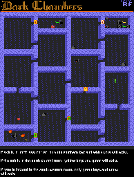 Thumbnail for a map of Level RE for the Atari 7800 game Dark Chambers.