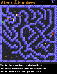 Thumbnail for a map of Level SJ for the Atari 7800 game Dark Chambers.