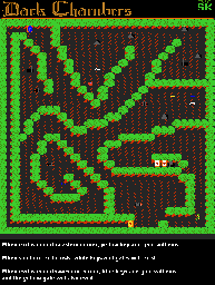 Thumbnail for a map of Level SK for the Atari 7800 game Dark Chambers.