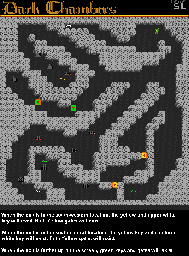 Thumbnail for a map of Level SL for the Atari 7800 game Dark Chambers.