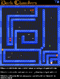 Thumbnail for a map of Level TM for the Atari 7800 game Dark Chambers.