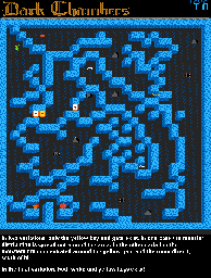 Thumbnail for a map of Level TO for the Atari 7800 game Dark Chambers.