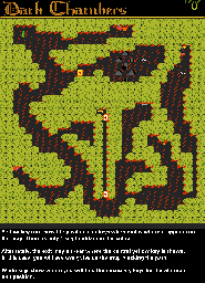 Thumbnail for a map of Level V for the Atari 7800 game Dark Chambers.