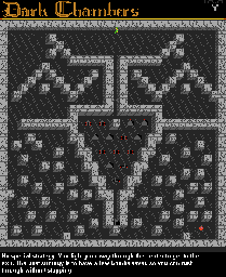 Thumbnail for a map of Level Y for the Atari 7800 game Dark Chambers.