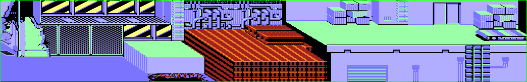 Thumbnail for a map of Mission 2 for the Atari 7800 game Double Dragon.