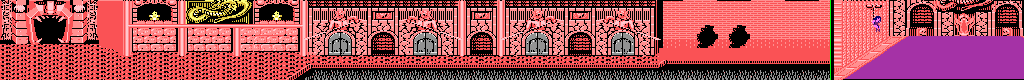 Thumbnail for a map of Mission 4 for the Atari 7800 game Double Dragon.