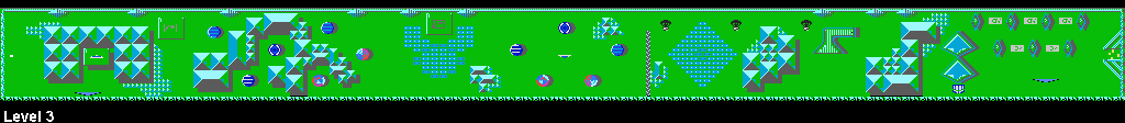 Thumbnail for a map of Level 3 for the Atari 7800 game Jinks.