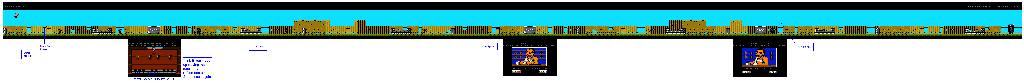 Thumbnail for a map of Level 1-1 for the Atari 7800 game Scrapyard Dog.