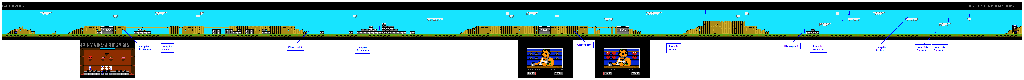 Thumbnail for a map of Level 4-1 for the Atari 7800 game Scrapyard Dog.