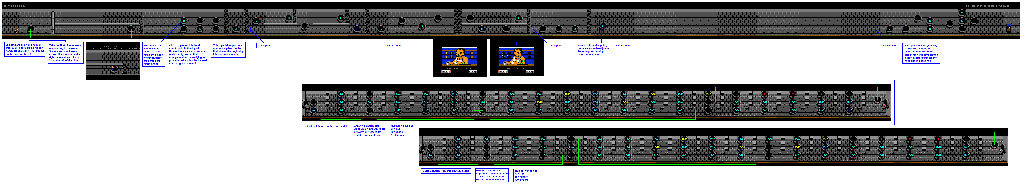 Thumbnail for a map of Level 4-3 for the Atari 7800 game Scrapyard Dog.