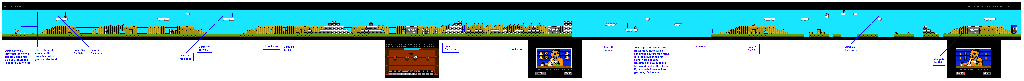 Thumbnail for a map of Level 5-1 for the Atari 7800 game Scrapyard Dog.