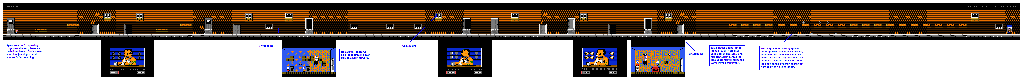 Thumbnail for a map of Level 5-2 for the Atari 7800 game Scrapyard Dog.
