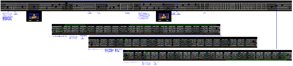 Thumbnail for a map of Level 5-3 for the Atari 7800 game Scrapyard Dog.
