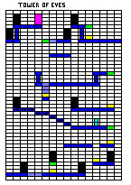 Thumbnail for a map of Tower of Eyes for the Atari 7800 game Tower Toppler.