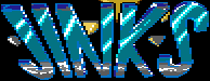 Title screen for the Atari 7800 game Jinks.