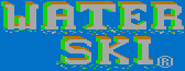 Title screen for the Atari 7800 game Water Ski.