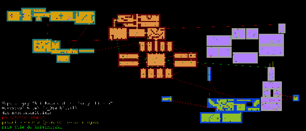 Thumbnail for a map of Dominion of Sultan Shahriar for the Atari 8-bit game Ali Baba and the Forty Thieves.