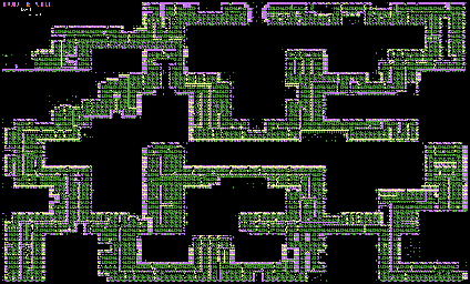 Thumbnail for a map of Squo for the Atari 8-bit game Around the Planet.