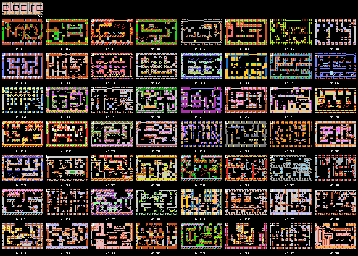 Thumbnail for a map of Screens for the Atari 8-bit game Electra.