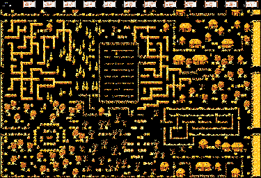 Thumbnail for a map of Kingdom for the Atari 8-bit game Feud.