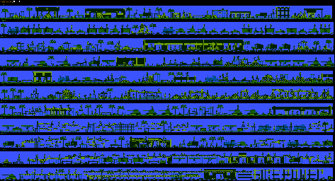 Thumbnail for a map of Levels for the Atari 8-bit game Fire Power.