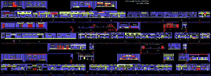 Thumbnail for a map of Wild West for the Atari 8-bit game Gunfighter.