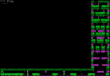 Thumbnail for a map of Level 10 for the Atari 8-bit game H.E.R.O..