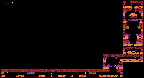 Thumbnail for a map of Level 17 for the Atari 8-bit game H.E.R.O..