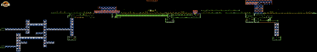 Thumbnail for a map of Isla Nublar for the Atari 8-bit game Jurassic Park II.