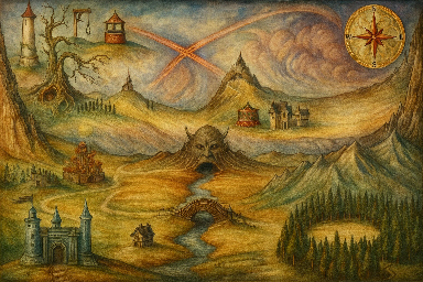 Thumbnail for a map of World for the Atari 8-bit game Knight Orc.