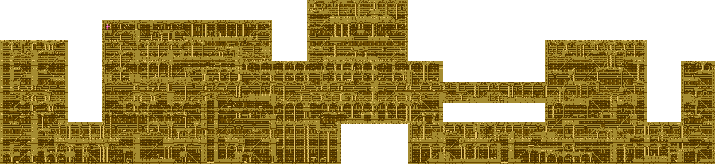 Thumbnail for a map of Hrkach Castle for the Atari 8-bit game Midnight.