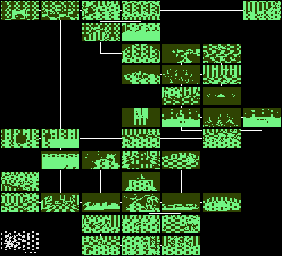 Thumbnail for a map of World for the Atari 8-bit game Troll's Tale.