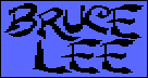 Title screen for the Atari 8-bit game Bruce Lee.