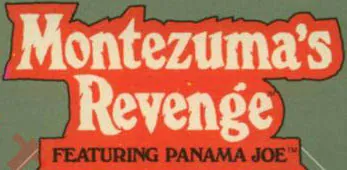 Title screen for the Atari 8-bit game Montezuma's Revenge - 16k.