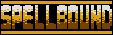 Title screen for the Atari 8-bit game Spellbound.