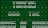 Title screen for the Atari 8-bit game Tarkus and the Orbs of Doom.