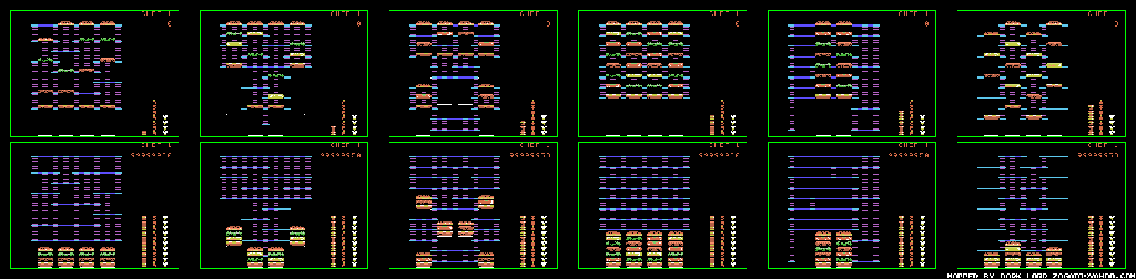 Thumbnail for a map of Scenes for the ColecoVision game BurgerTime.