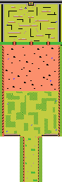 Thumbnail for a map of Map 1 for the ColecoVision game Front Line.