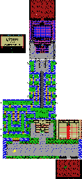 Thumbnail for a map of Quest 1 for the ColecoVision game Quest For The Golden Chalice.