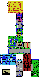 Thumbnail for a map of Quest 2 for the ColecoVision game Quest For The Golden Chalice.