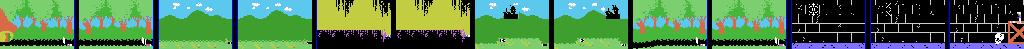 Thumbnail for a map of Map for the ColecoVision game Smurf: Rescue In Gargamel's Castle.