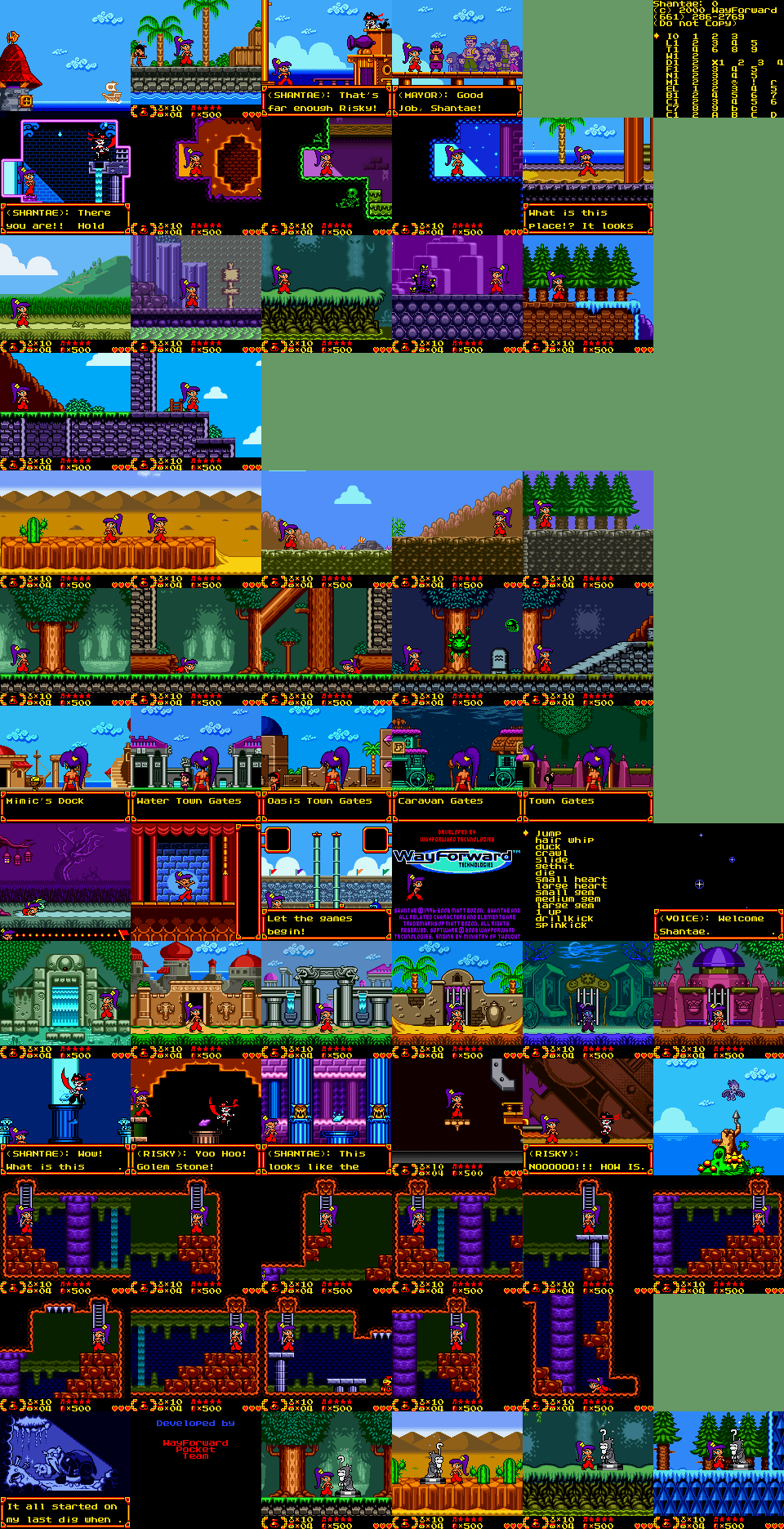 Shantae Debug Mode Shantae debug mode
