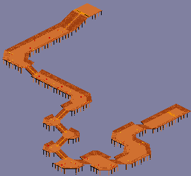 Thumbnail for a map of Slalom Park Class Level 10 for the Game Boy game 720.