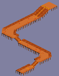 Thumbnail for a map of Slalom Park Class Levels 2 & 3 for the Game Boy game 720.