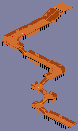 Thumbnail for a map of Slalom Park Class Levels 6 & 7 for the Game Boy game 720.